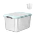 thumbnail image 3 of Lipstore Grain Rice Storage Container Airtight Rice Storage Bin for Cereal Flour Nuts 7.5KG Blue, 3 of 8