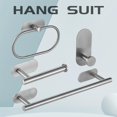 thumbnail image 4 of simhoa 4 Pieces Bathroom Hardware Set Drill Installation Fixtures Premium Material Brushed, 4 of 8