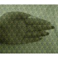 thumbnail image 4 of oneOone Viscose Chiffon Fabric Leaves Block Printed Fabric 1 Yard 42 Inch Wide, 4 of 4