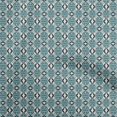 thumbnail image 1 of oneOone Viscose Jersey Teal Green Fabric Geometric Sewing Craft Projects Fabric Prints By Yard 60 Inch Wide, 1 of 5