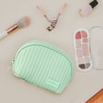 thumbnail image 3 of Cute Makeup Bag Mini Cosmetic Pouch For Women Small Quilted Beauty Bag Handy Zipper Pouch, 3 of 3