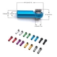 thumbnail image 1 of 2 Pcs Composant de Tige de Attache Joint de Liaison Universel pour Voiture RC Filetage Positif Support de Tête de Boule Accessoire de Remplacement Rouge, 1 of 7
