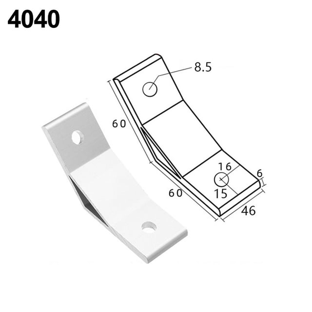 Lefu 135 Degree Corner Angle Bracket Connection Joint Fastener for Aluminum Profile