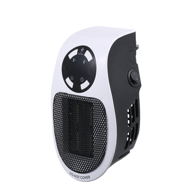 Amdohai Mini Portable Electric Heater Warm Fan Blower Small PTC Heater Home Office 500W Winter Warmer Heating Machine with Remote Control
