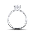 thumbnail image 2 of Grace Monture de Bague de Fiançailles Solitaire à Vigne Torsadée, 2 of 3