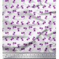 thumbnail image 1 of Soimoi Velvet Fabric Bubbles & Fish Ocean Printed Craft Fabric by the Yard 58 Inch Wide, 1 of 2