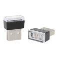 thumbnail image 2 of Unique Bargains 2 Pcs Lampe d'Ambiance Flexible USB LED pour Voiture, 2 of 8