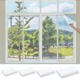 thumbnail image 1 of Tyidzon Window Screens for House Windows Adjustable Diy Window Screen for House Window Patio White, 59x59 Inch, 1 of 7