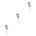 thumbnail image 3 of Baohd 1/2/3/5 10pack/lot Realistic Appearance Artificial Flower For Party Decor And Home Decor Light Blue 3PCS, 3 of 6