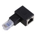 thumbnail image 1 of MesaSe 90 Degrés à Droite Angle vers le Bas RJ45 Mâle à Femelle Chat 5 / 6 Ethernet LAN Extension Adaptateur, 1 of 3