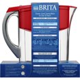 thumbnail image 4 of Brita® Large 10 Cup Water Filter Pitcher with 1 Standard Filter, BPA Free, Grand, Red, 4 of 9