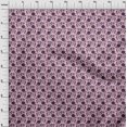 thumbnail image 3 of oneOone Cotton Silk Fabric Leaves & Floral Block Printed Craft Fabric BTY 42 Inch Wide, 3 of 4