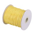 thumbnail image 1 of Unique Bargains Beading Thread Bracelet Weave Bead Craft Cord 2mm 78M/Roll (85-Yards) Decorative String, Yellow, 1 of 7