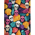 thumbnail image 1 of Dia De Muertos Skulls Shells Canvas Wall Art 15.75x11.81 Inches, 1 of 8