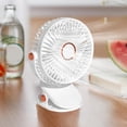 thumbnail image 4 of Rbaofujie Table Fans for Bedroom Usb Electric Fan Portable Electric Fan Bedroom Office Desktop Student Dormitory Fan Mini Clip-On Desktop Plug-In Electric Fan Portable & Battery Powered Fans, 4 of 6