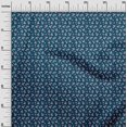 thumbnail image 3 of oneOone Rayon Blue Fabric Floral Ditsy Fabric For Sewing Printed Craft Fabric By The Yard 56 Inch Wide, 3 of 4