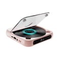 thumbnail image 1 of Wisewang Portable CD Player With High Sensitivity LCD Screen Compact Size Convenient To Carry For Outdoor FM Radio Mak Pink 135x135x25mm, 1 of 6