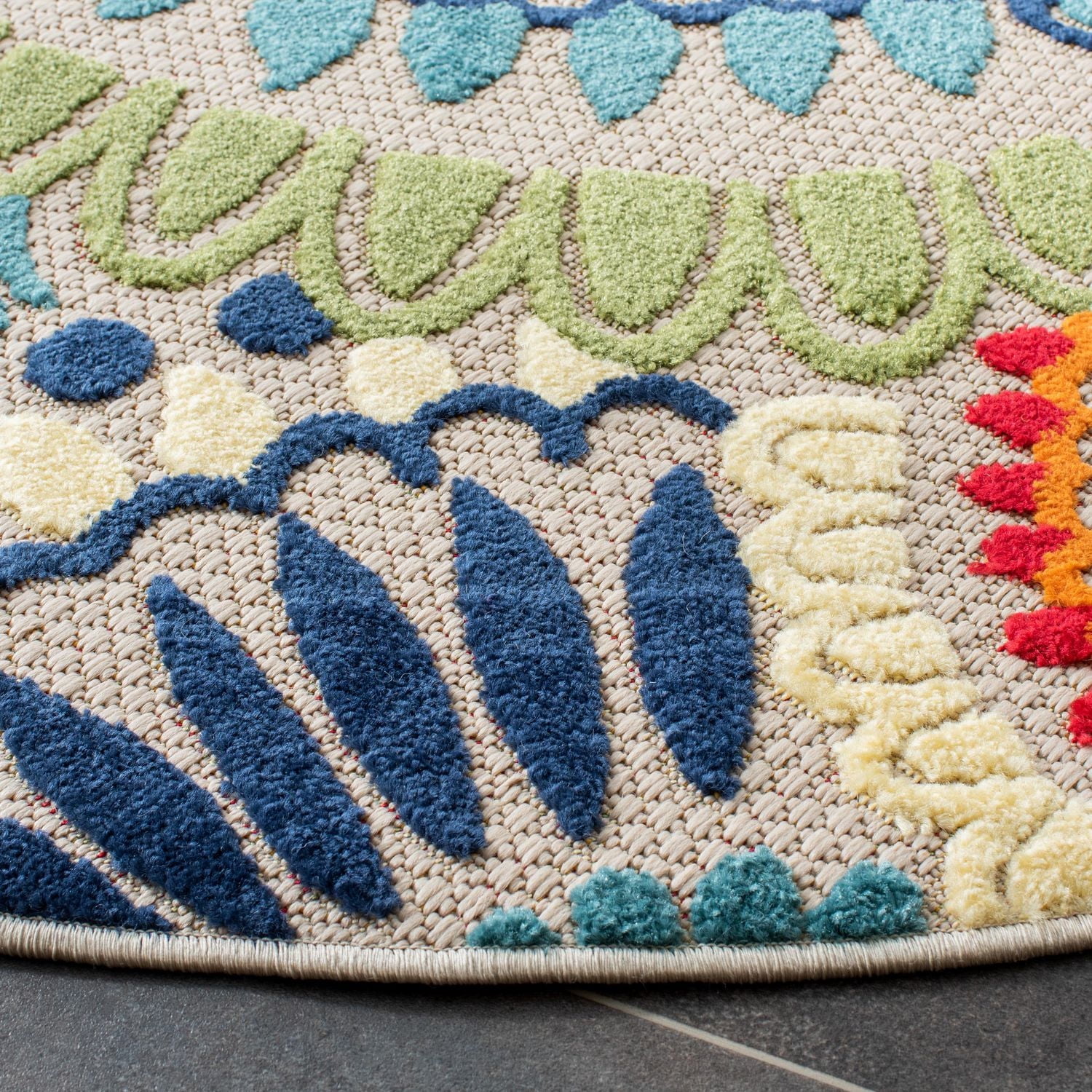 Safavieh Cabana Marina Suzani Outdoor Area Rug