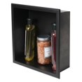 thumbnail image 1 of ALFI brand ABNC1212-BLA Shower Niche, Black Matte, 1 of 5