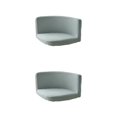 thumbnail image 3 of kurtrusly Trilateral Chair Covers Wide Application And Strong Elastic Chair Protection Made Easy Polyester Cover Chairs Decoration Silver gray 2Set, 3 of 6