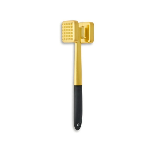 Thyme & Table Meat Tenderizer in Polished Gold Finish