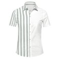thumbnail image 1 of Birdeem Chemise à Manches Courtes pour Hommes, Confortable et Respirante, Col Rabattu, 1 of 4