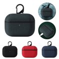 thumbnail image 4 of Earphone Cover Nylon Waterproof Bluetooth Headphone Case Headphone Protector Case Protector Bluetooth Earphone Case Nylon Replacement for Airpods Pro, Red, 4 of 6