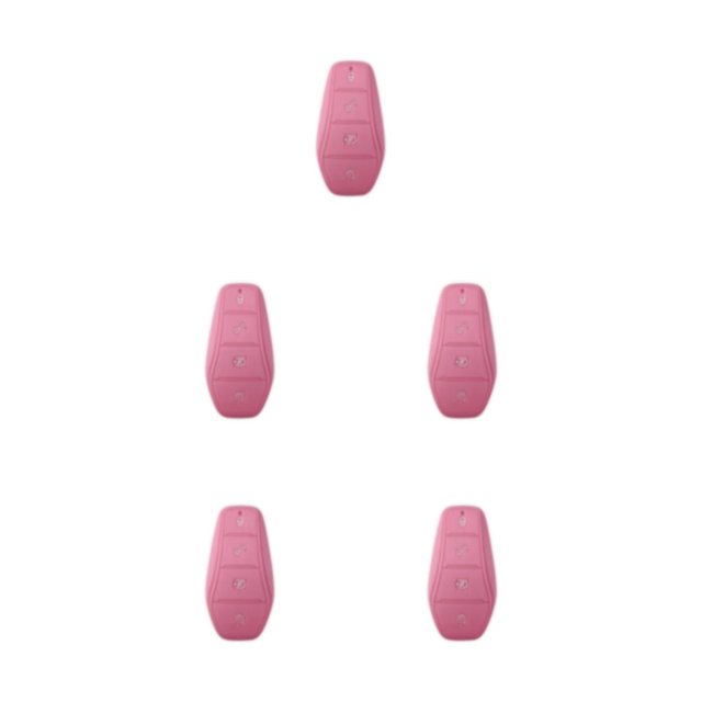 mmirethe Silicone Car Cover Glow In Dark For 360° Protection Dustproof Silica Gel Case Atto Key Byd Pink 9 x 5cm 5Set