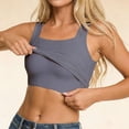 thumbnail image 1 of Seamless Square Neck Vest for Shapewear Compression Top Comfortable Everyday Wear Breathable Under Clothing LightweightSupport Undergarment, 1 of 4