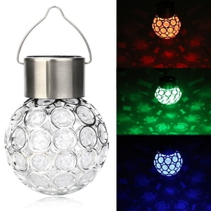 Dvkptbk Solar Garden Lights, Warm White Solar Lights Outdoor, Bright LED Outdoor Lights for Yard, , , Patio, and Walkway