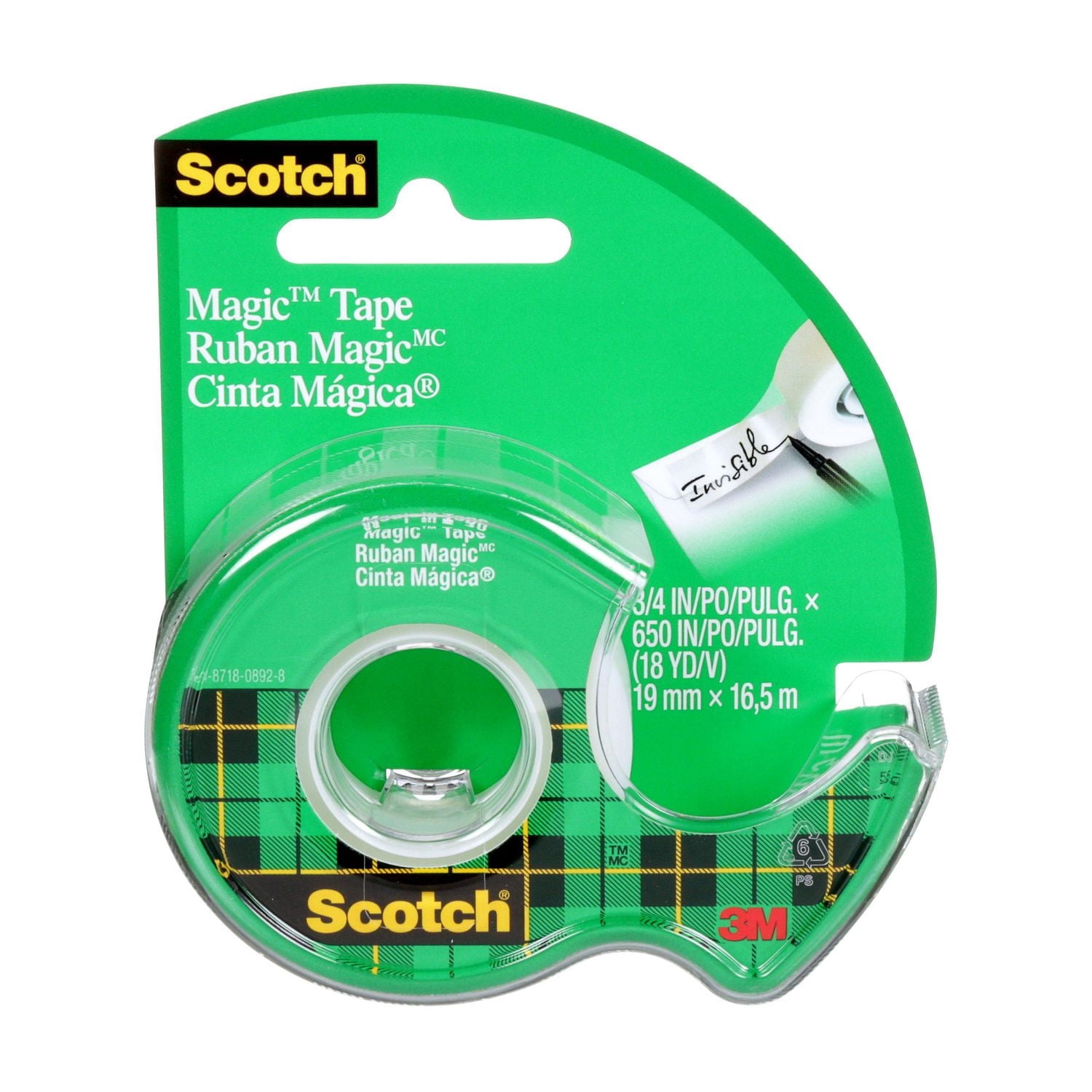 Ruban Magic(MC) Scotch® 122-ESF