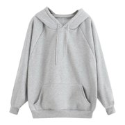 Hooded Sweatshirts Women Clearance,hoksml Hoodies Pullover Women Casual Deals,Women's Solid Hoodie Sweatshirt Pullover Tops Long Sleeved Tops Bluse,Fashion Christmas Gift Essentials Hoodie