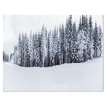 thumbnail image 2 of Collines Enneigées en Noir et Blanc - Impression d'Art sur Toile Paysage, 2 of 3
