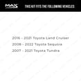 thumbnail image 2 of MAX Advanced Brakes - Front Brake Kit For 2007-2021 Toyota Tundra| Carbon Ceramic Brake Pad and Rotor Kit| Daily Driving Geomet Coated Brake Rotors, 2 of 9