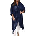 thumbnail image 1 of Birdeem Cardigan Long en Chiffon Uni pour Femmes, Ample et Respirant, 1 of 12