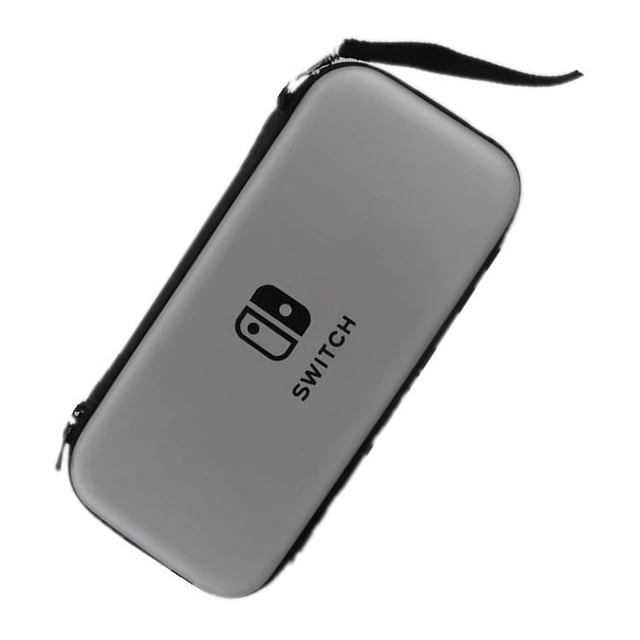 NEW EVA Carrying Case for Nintendo Switch OLED, a protective storage bag designed for the Switch OLED console. Made from durable EVA material, it features a sleek design, zipper closure, and a portable handle for travel. Ideal for Nintendo Switch accessories and Switch OLED models, often used for organizing gaming essentials during travel.