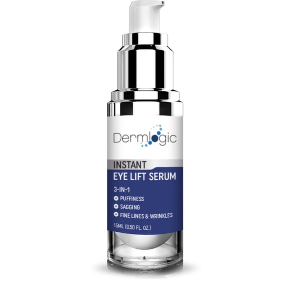 Under Eye Puffiness & Dark Circles Rapid Treatment- Instantly Reduces the Appearance of Puffy Eye Bags Crows Feet & Sagging Skin.