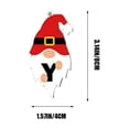 thumbnail image 3 of LSLJS Christmas Ornaments Christmas Acrylic Hanging Decorations - Set of 26 Alphabet Letters with Santa Claus Design for Holiday Ornaments and DIY Crafts Christmas Hanging Decorations, 3 of 6
