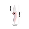 thumbnail image 3 of CHOK Couteau en Céramique Pliable Pratique à Transporter Design Innovant et Lames Tranchantes pour Couper Facilement les Légumes Idéal pour la Maison et l'Extérieur Cadeaux de Noël, 3 of 5
