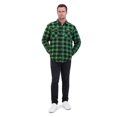 thumbnail image 1 of John Deere Flannel Plaid Quilted Shirt Jacket, 1 of 3