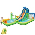 thumbnail image 1 of Costway Inflatable Water Slide Giant Water Park for Kids Backyard Fun with 735W Blower, 1 of 10