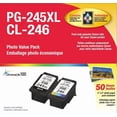 thumbnail image 1 of Canon PG-245XL and CL-246 50 Sheet Photo Paper Value Pack, 1 of 2