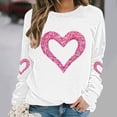 thumbnail image 1 of Taylonsss Chandail à Capuchon Ample Imprimé à Col Rond pour Femmes, Manches Longues, Chandail Décontracté et Tendance pour Usage Quotidien, Saisons d'Hiver et de Printemps, 1 of 5