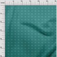 thumbnail image 3 of oneOone Tissu Popeline de Coton Vert Sarcelle Rétro Matériel de Couture Imprimé Tissu au Mètre 42 Pouces de Large, 3 of 5