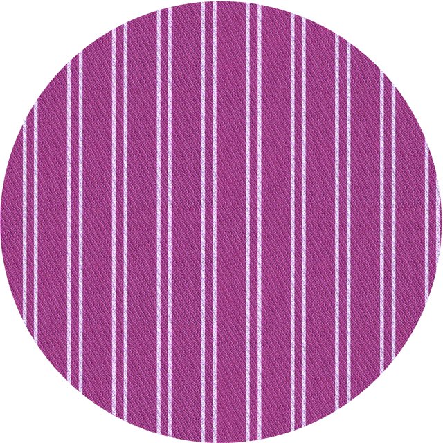 Ahgly Company Machine Washable Indoor Round Transitional Medium Violet Red Pink Area Rugs, 8' Round