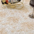 thumbnail image 4 of QJUHUNG Lace Round Tablecloth Embroidery Coffee Table Cover for Dining Room Picnic Wedding Party Banquet Home Decor, 4 of 7