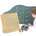 thumbnail image 5 of CJiaWei Multiplication Board Math Game For Kids 8 12 Math Manipulatives Set With 100PCS Flash Cards For Kids 6 8 Years Old Montessori Counting Toy For Boys Girls Preschool Learning, 5 of 5