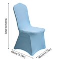 thumbnail image 3 of Housse de Chaise Tout Inclus en Polyester Spandex Élastique pour Mariages Banquets et Fêtes, 3 of 3