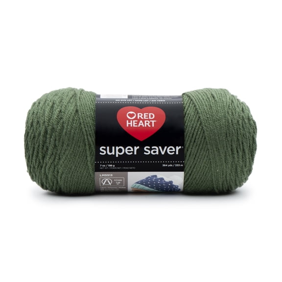 Fil Red Heart® Super Saver®, solide, acrylique #4 moyen, 7oz/198g, 364 yards