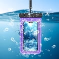 thumbnail image 1 of Birdeem Waterproof Phone Pouch,Universal 7X3.5 Inch Touchscreen Dry Bag Case with Lanyard,Submersible Protector for Swimming Hiking Kayaking Floating Protection, 1 of 9
